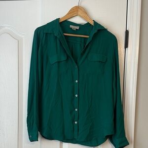 Women's loft Button-Up Blouse